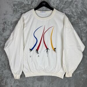 Vintage Crazy Shirt Hawaii Ski Vail Colorado Pullover Men's‎ Large 90s USA